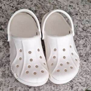 CROCS Kids Classic White Sandals